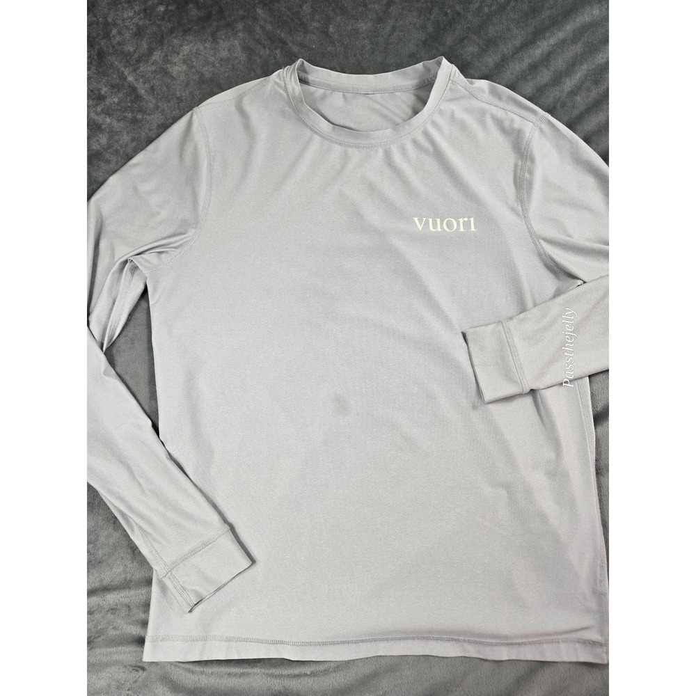 Vuori‎ Shirt Mens Medium Tropic Comfort Sunshirt Offshore UPF Fish Base Layer